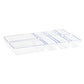 Mind Reader 8-Piece Drawer Organizer Set, Storage Trays for Kitchen, Bathroom, Office, Makeup, Jewelry & More, Junk Drawer Tray, Utensil Holder, Plastic, Clear