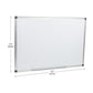 Mind Reader Dry Erase Magnetic White Board, Wall Mount with Eraser Marker Shelf, Office, 35.5"L x 23.5"W x 0.5"D, White
