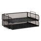 Mind Reader Stackable Paper Tray, Desktop Organizer, File Storage, Office, Metal Mesh, 14"L x 9.75"W x 11.25"H, 4 Pcs.