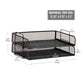 Mind Reader Stackable Paper Tray, Desktop Organizer, File Storage, Office, Metal Mesh, 14"L x 9.75"W x 11.25"H, 4 Pcs.