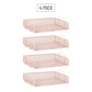 Mind Reader Stackable Paper Tray, Desktop Organizer, File Storage, Office, Metal Mesh, 13.25"L x 9.75"W x 11.25"H, 4 Pcs.