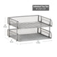 Mind Reader 2-Tier Stackable Paper Tray, Desktop Organizer for Letter-Size Documents, Office File Storage, Metal Mesh, Set of 2