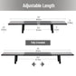 Mind Reader Extendable Monitor Stand, Adjustable Desktop Riser for Dual Monitors, Printers, Laptops, TV, 31.5–40 Inch Width, 88 lb Capacity, Metal and MDF Wood, Black