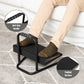 Mind Reader Foot Rest, Under Desk at Work, Ergonomic, Height Adjustable, Office, Metal, 15"L x 14.25"W x 14.5"H, Black