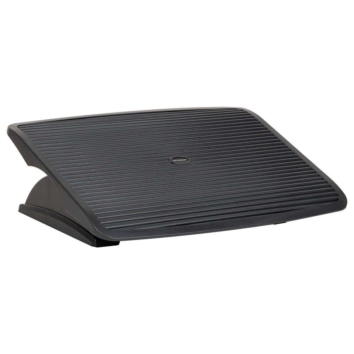 Mind Reader Foot Rest, Under Desk at Work, Ergonomic, Height Adjustable, Office, Plastic, 17.5"L x 13.5"W x 3.5"H, Black