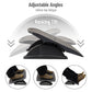Mind Reader Foot Rest, Under Desk at Work, Ergonomic, Height Adjustable, Office, Plastic, 17.5"L x 13.5"W x 3.5"H, Black