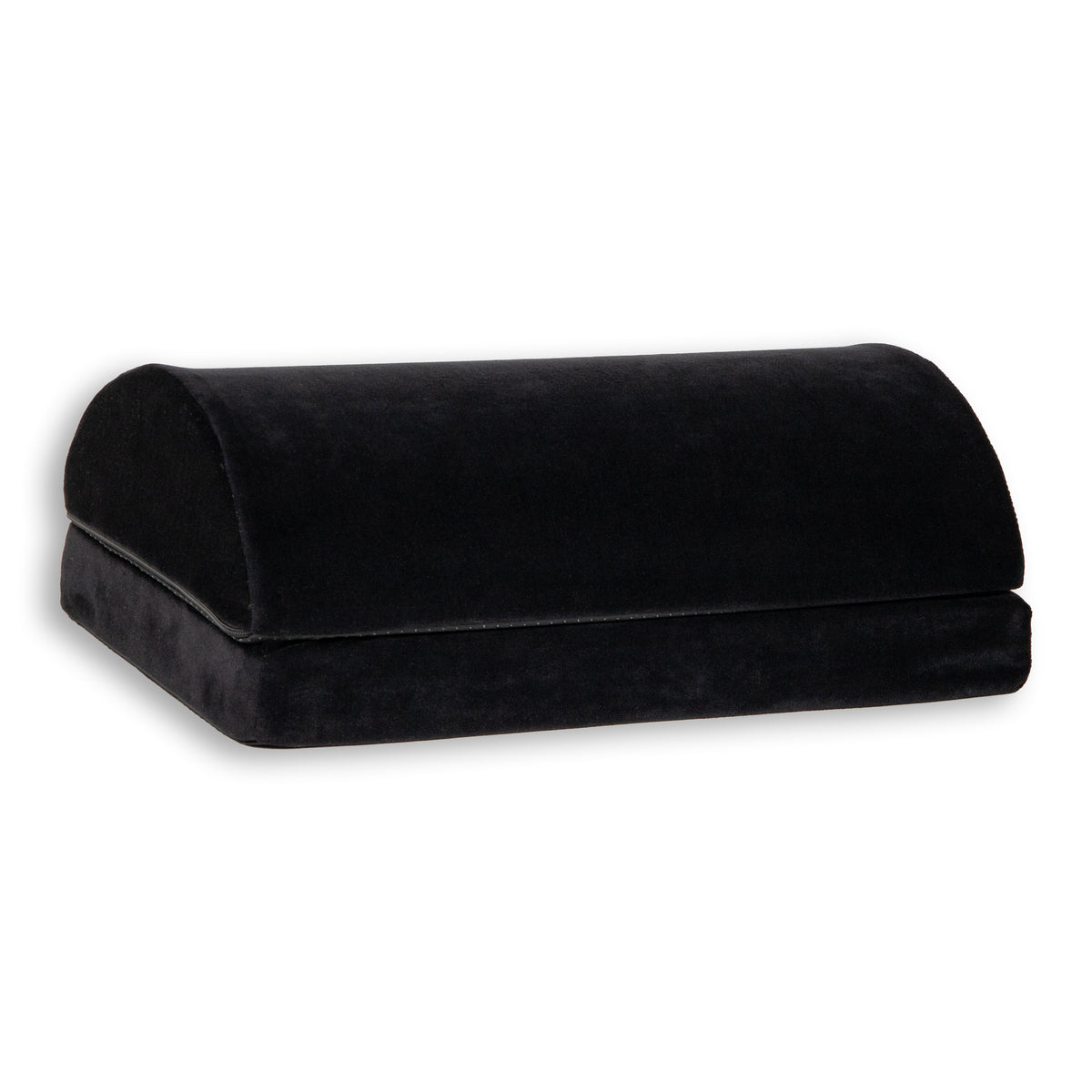 Mind Reader Air-Cloud Memory Foam Under Desk Footrest, Ergonomic Support for Back, Hip, Legs, Knees & Feet, Adjustable Height, Memory Foam, Black