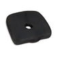 Mind Reader Memory Foam and Gel Seat Cushion with Tailbone Cutout, Ergonomic Pressure Relief for Office, Car, and More, Relieves Hip, Tailbone, Coccyx & Sciatica Pain, 17.5"L x 14.5"W x 3.25"H, Blue, Gray