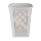 Mind Reader 60L Slim Laundry Hamper, Clothes Basket, Lid, Ventilated, Plastic, 17.25"L x 13.75"W x 23.5"H
