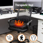 Mind Reader Heated Memory Foam Seat Cushion, Air-Cloud Technology, Coccyx & Hip Pain Relief with 4 Heat Settings, Timer & Auto Shut-Off, Black