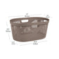 Mind Reader 40L Laundry Basket, Clothes Hamper, Ventilated, Plastic, 23"L x 14.5"W x 10.5"H