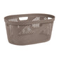 Mind Reader 40L Laundry Basket, Clothes Hamper, Ventilated, Plastic, 23"L x 14.5"W x 10.5"H