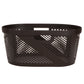 Mind Reader 40L Laundry Basket, Clothes Hamper, Ventilated, Plastic, 23"L x 14.5"W x 10.5"H