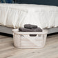 Mind Reader 40L Laundry Basket, Clothes Hamper, Ventilated, Plastic, 23"L x 14.5"W x 10.5"H