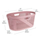 Mind Reader 40L Laundry Basket, Clothes Hamper, Ventilated, Plastic, 23"L x 14.5"W x 10.5"H