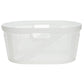 Mind Reader 40L Laundry Basket, Clothes Hamper, Ventilated, Plastic, 23"L x 14.5"W x 10.5"H