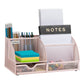 Mind Reader 7-Compartment Desktop Organizer, File & Accessory Storage, Metal Mesh Office Organizer for Desk, Workspace, Mail