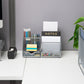 Mind Reader 7-Compartment Desktop Organizer, File & Accessory Storage, Metal Mesh Office Organizer for Desk, Workspace, Mail