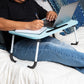 Mind Reader Lap Desk Laptop Stand, Bed Tray, Folding Legs, Couch Table, Portable, MDF, Metal, 23.25"L x 13.75"W x 10.5"H