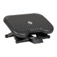 Mind Reader Foot Rest, Under Desk at Work, Ergonomic, Height Adjustable, Office, Plastic, 18"L x 13.5"W x 6.5"H, Black