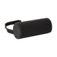Mind Reader Lumbar Roll Pillow with Air-Cloud Memory Foam, Back, Waist & Hip Support, Breathable Cover & Adjustable Strap, Black