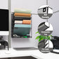 Mind Reader 5-Tier Vertical File Storage, Desktop Organizer, Wall Mount, Office, Metal Mesh, 12.75"L x 4"W x 16"H