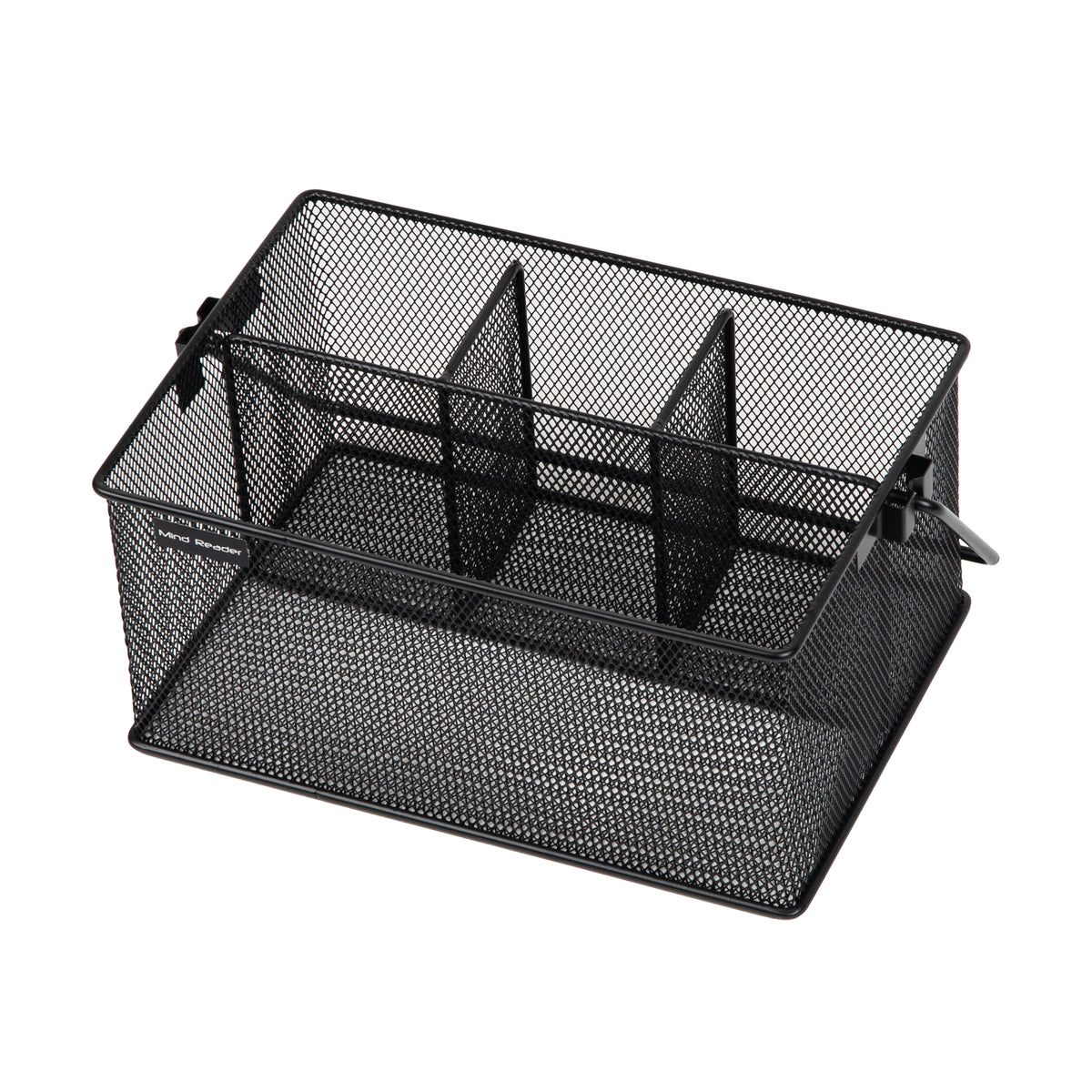 Mind Reader Multi-purpose Storage Caddy, Desktop Organizer, Cutlery Holder, Metal Mesh