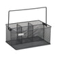 Mind Reader Multi-purpose Storage Caddy, Desktop Organizer, Cutlery Holder, Metal Mesh