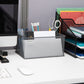Mind Reader Multi-purpose Storage Caddy, Desktop Organizer, Cutlery Holder, Metal Mesh