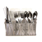 Mind Reader Multi-purpose Storage Caddy, Desktop Organizer, Cutlery Holder, Metal Mesh