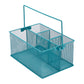 Mind Reader Multi-purpose Storage Caddy, Desktop Organizer, Cutlery Holder, Metal Mesh