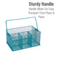 Mind Reader Multi-purpose Storage Caddy, Desktop Organizer, Cutlery Holder, Metal Mesh