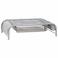 Mind Reader Monitor Stand, Ventilated Laptop Riser, Paper Tray, Storage, Office, Metal Mesh