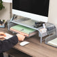 Mind Reader Monitor Stand, Ventilated Laptop Riser, Paper Tray, Storage, Office, Metal Mesh