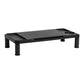 Mind Reader Monitor Stand, Laptop Riser, Desktop Organizer, Office, Plastic, 21.75"L x 10.25"W x 4.5"H, Black