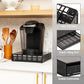 Mind Reader Single Serve Coffee Pod Drawer, 36 Pod Capacity, Countertop Organizer, Removable Dividers, Metal, Black