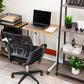 Mind Reader Standing Desk, Adjustable Height, Laptop Workstation, Home Office Computer Table, MDF, Brown