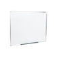 Mind Reader Dry Erase Magnetic White Board, Wall Mount, Eraser Marker Shelf, Planner, Office, 47.75"L x 36"W x .5"D, White