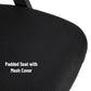 Mind Reader Swivel Office Chair with Headrest, Height Adjustable, Desk Chair, Office, 24"L x 24"W x 42.5-47"H, Black