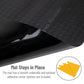 Mind Reader Office Chair Mat for Hardwood Floors, Under Desk Floor Protector, Rolling, PVC, 47.5"L x 35.5"W x 0.1"H, Black