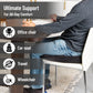 Mind Reader Memory Foam Seat Cushion, Ergonomic Pressure Relief for Office, Car, and More, Relieves Hip, Tailbone, Coccyx & Sciatica Pain, 18"L x 16.75"W x 4"H