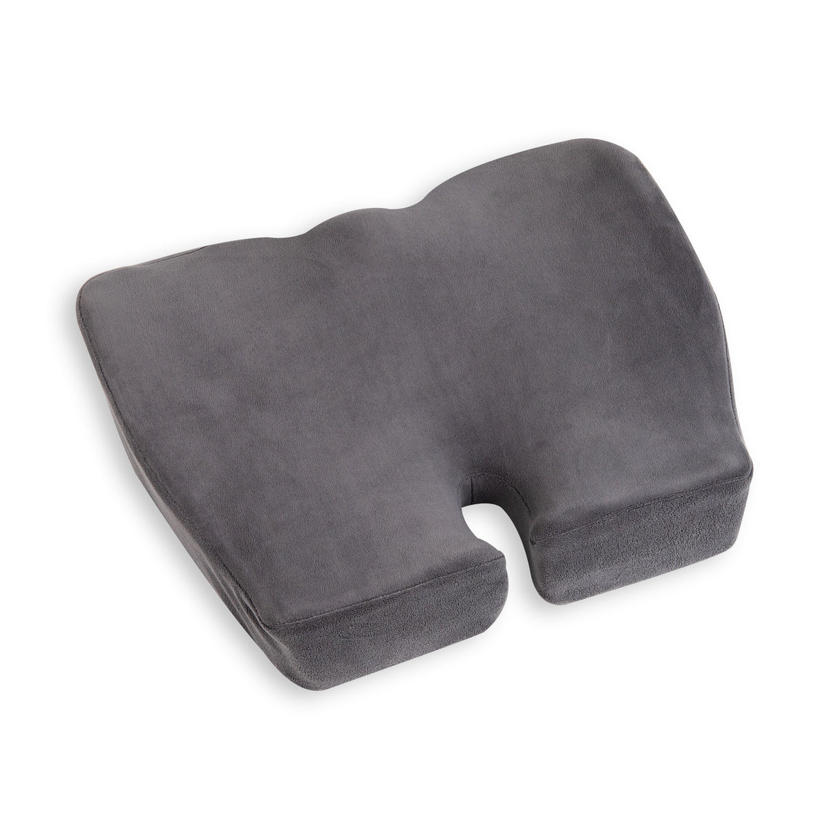 Mind Reader Memory Foam Seat Cushion, Ergonomic Pressure Relief for Office, Car, and More, Relieves Hip, Tailbone, Coccyx & Sciatica Pain, 18"L x 16.75"W x 4"H