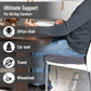 Mind Reader Memory Foam Seat Cushion, Ergonomic Pressure Relief for Office, Car, and More, Relieves Hip, Tailbone, Coccyx & Sciatica Pain, 18"L x 16.75"W x 4"H