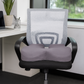 Mind Reader Memory Foam Seat Cushion, Ergonomic Pressure Relief for Office, Car, and More, Relieves Hip, Tailbone, Coccyx & Sciatica Pain, 18"L x 16.75"W x 4"H