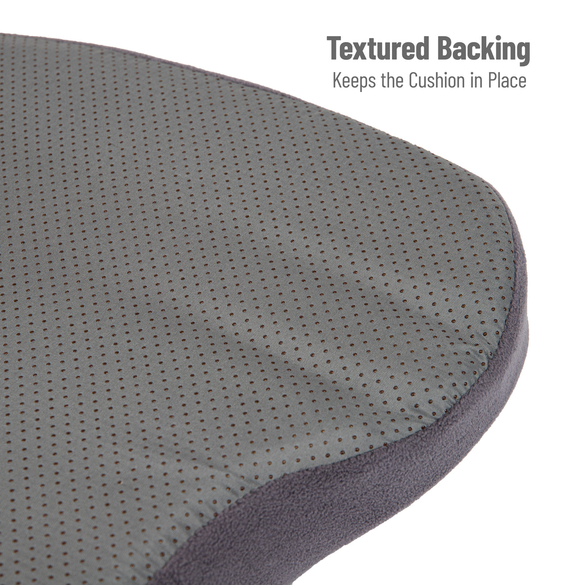 Mind Reader Memory Foam Seat Cushion, Ergonomic Pressure Relief for Office, Car, and More, Relieves Hip, Tailbone, Coccyx & Sciatica Pain, 18"L x 16.75"W x 4"H