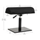 Mind Reader Foot Rest,  Under Desk at Work, Ergonomic, Height Adjustable, Office, Foam, 16.75"L x 7.5"W x 3.75"H, Black