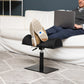Mind Reader Foot Rest,  Under Desk at Work, Ergonomic, Height Adjustable, Office, Foam, 16.75"L x 7.5"W x 3.75"H, Black