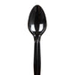 Mind Reader Refill for CUTDISPBK-BLK, Plastic Utensils, Restaurant, Breakroom, 6.25"L x 0.87"W x 0.75"H, 100 pcs, Black
