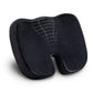 Mind Reader Memory Foam Seat Cushion, Ergonomic Pressure Relief for Office, Car, and More, Relieves Hip, Tailbone, Coccyx & Sciatica Pain, 18"L x 13.5"W x 2.75"H