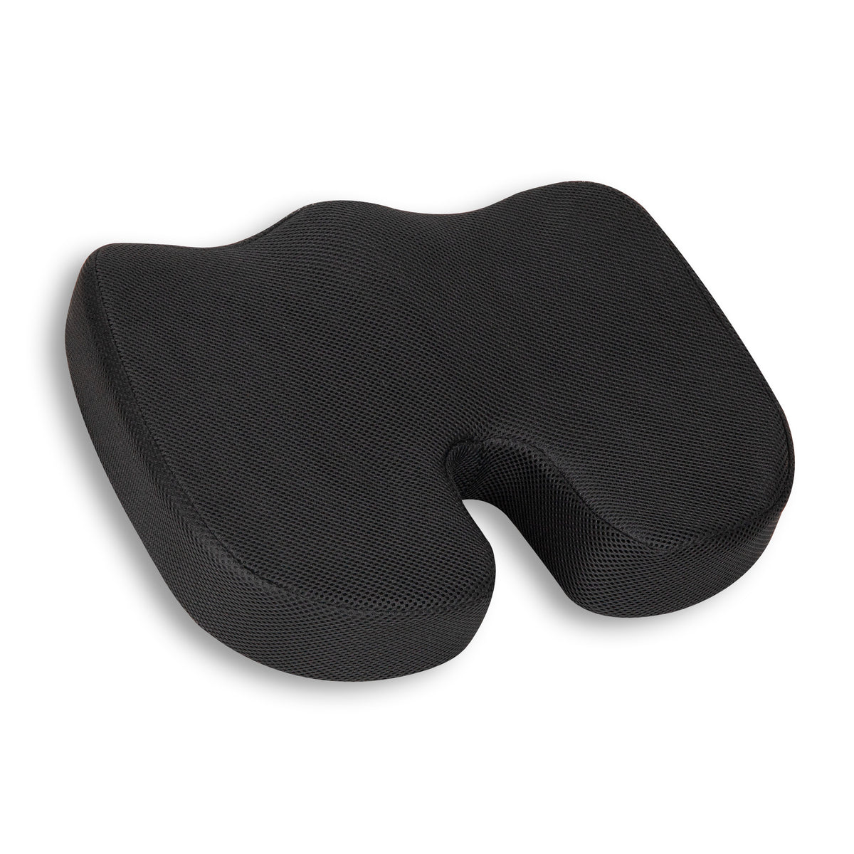 Mind Reader Memory Foam Seat Cushion with Air-Cloud Technology, Ergonomic Pressure Relief for Office Chair, Car, or Wheelchair, Sciatica, Coccyx, Tailbone & Hip Pain Support, Office, Memory Foam, 18"L x 13.5"W x 2.75"H